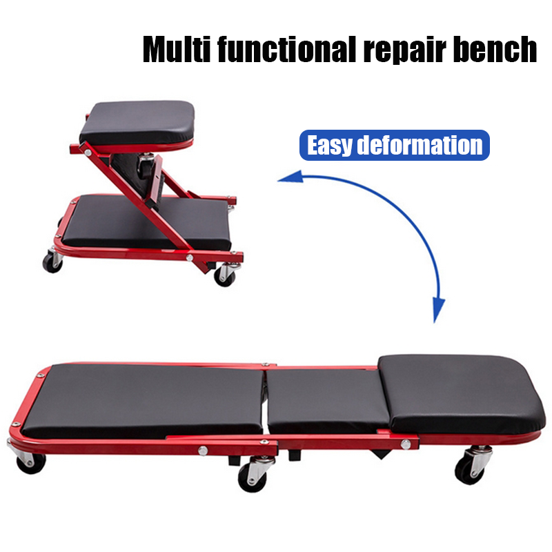 Garage Creeper Roller - للطي سرير إصلاح السيارات 36 بوصة