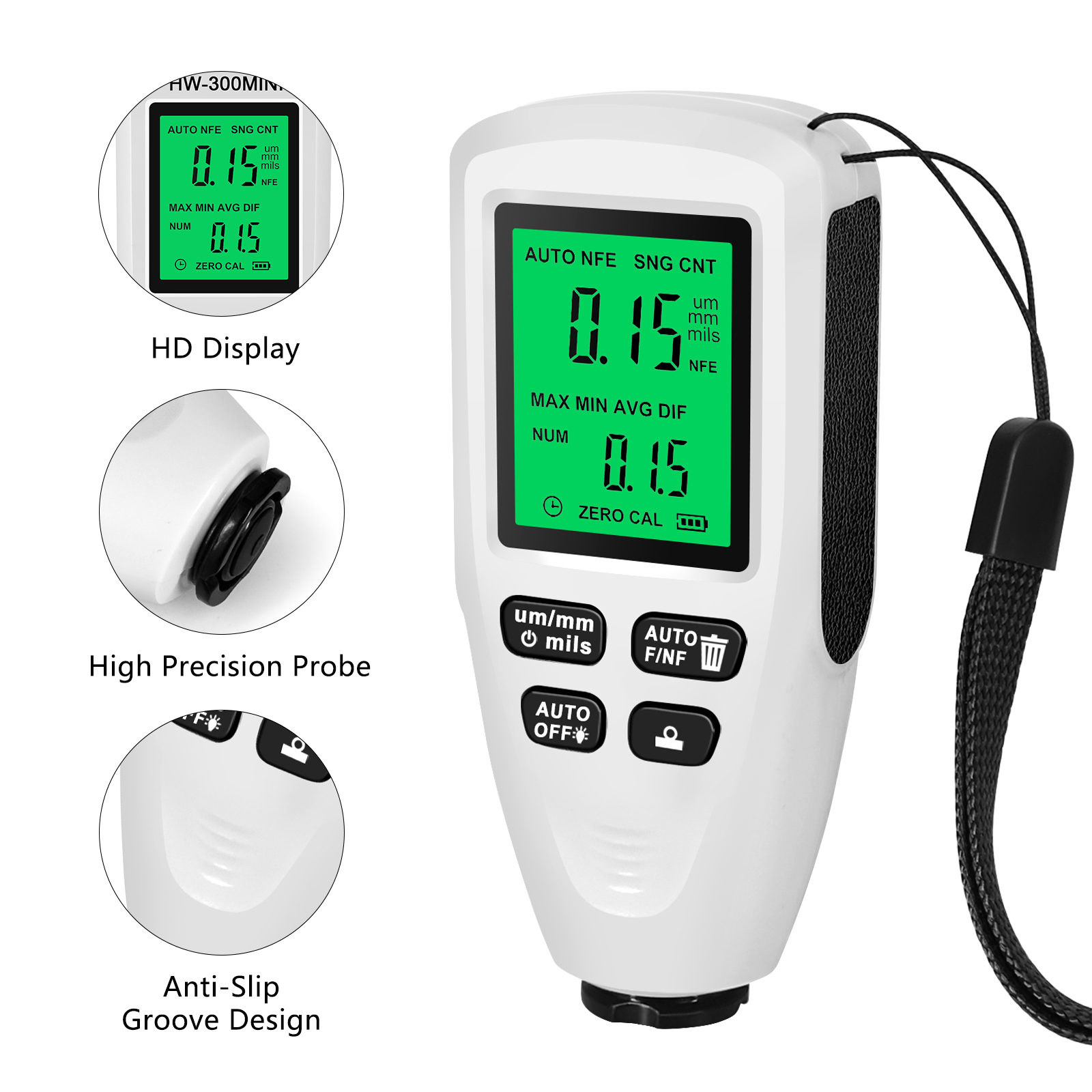 Paint Thickness Gauge - مقياس سمك السيارات سيارة اختبار الطلاء