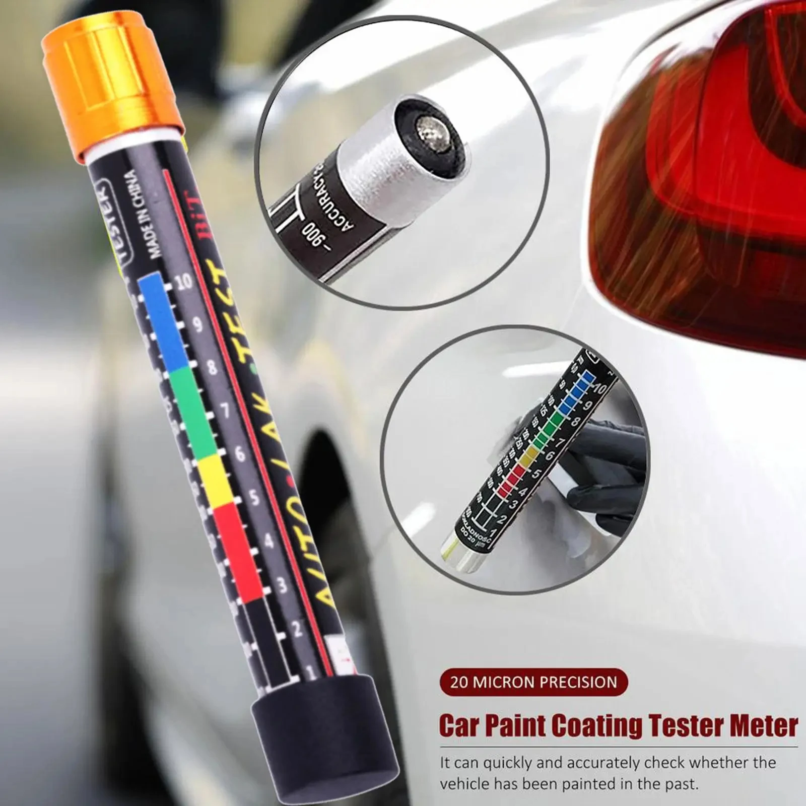 Paint Thickness Gauge - جهاز قياس سمك طلاء السيارات مع