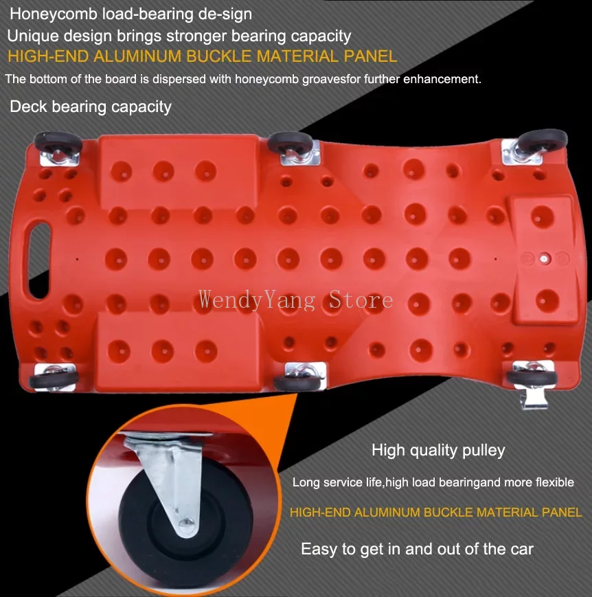 لوحة إصلاح السيارة مع ضوء LED  - مراجعة Garage Creeper Roller وسعره