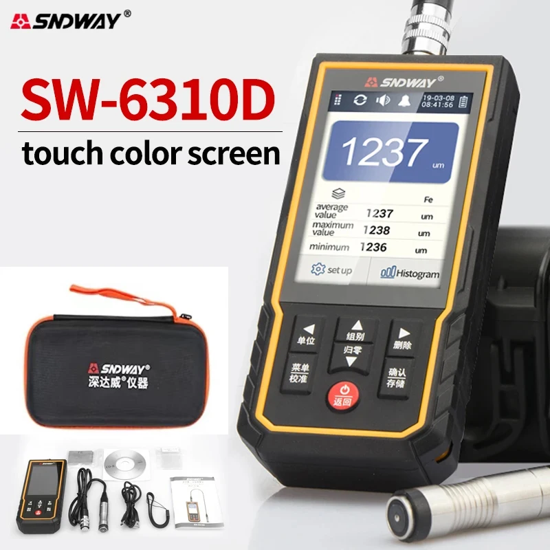 SNDWAY قياس سمك فيلم الطلاء SW - مراجعة Paint Thickness Gauge وسعره