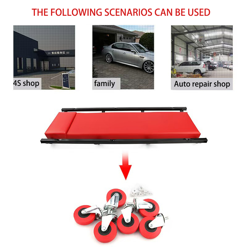 36 بوصة غير قابلة للطي سميكة إ - مراجعة Garage Creeper Roller وسعره