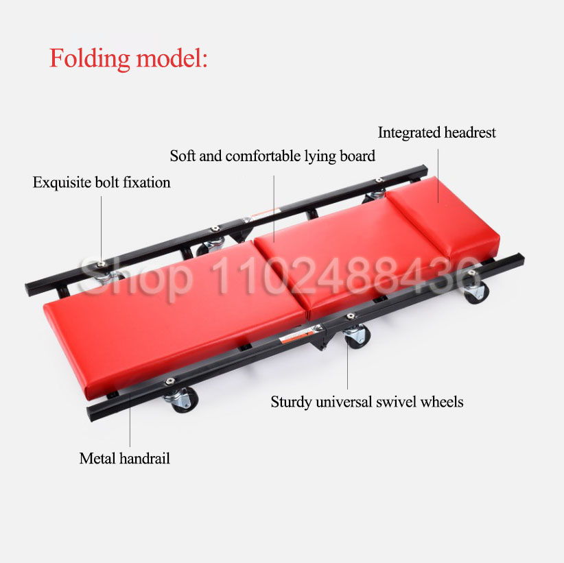 لوح زاحف السيارة السميك، لوح ت - مراجعة Garage Creeper Roller وسعره