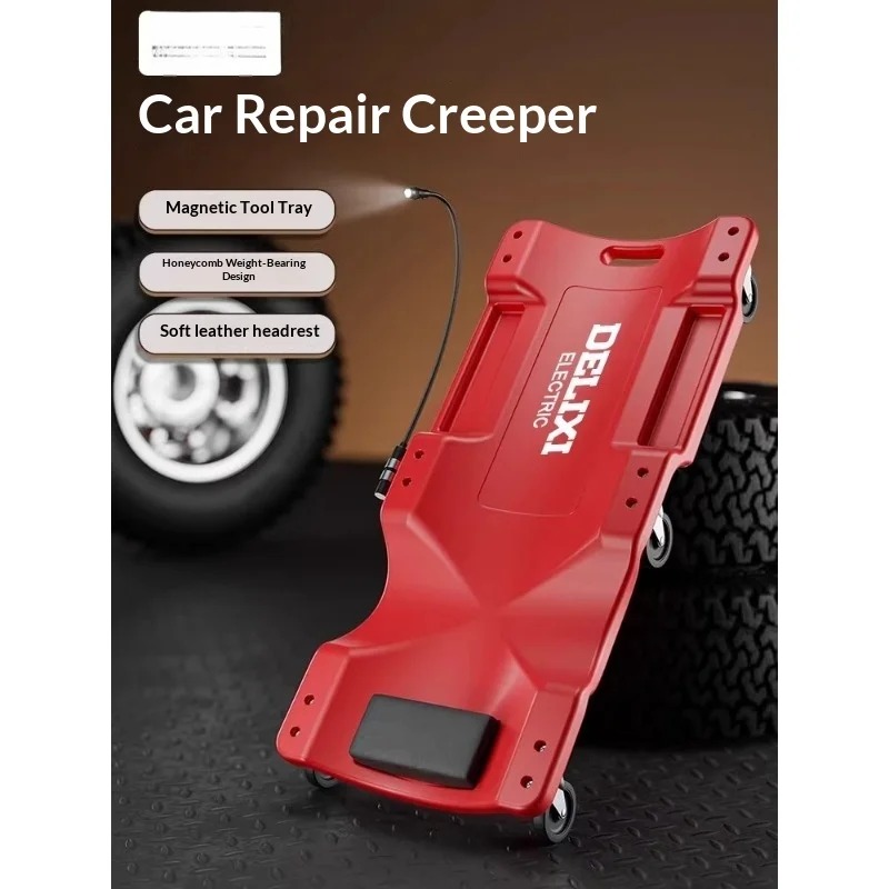 منحدرات إصلاح السيارات منخفضة  - مراجعة Garage Creeper Roller وسعره