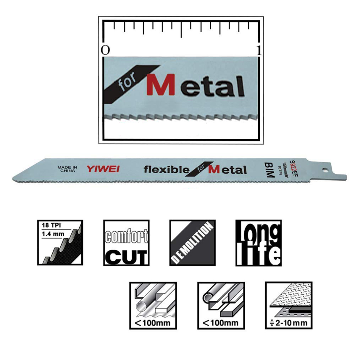 شفرات منشار ترددية معدنية شديد - مراجعة Metal Saw Reciprocating وسعره